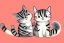 Placeholder: cute cat isolated illustrations