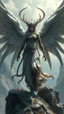Placeholder: "3D HR Complex Unique and Beautiful Angel , 2 a breathtaking frontier fantasy artwork by Android Jones, Jean Baptiste monge, Alberto Seveso, Erin Hanson, Jeremy Mann. Minimalist highly detailed and complex professional_photography, masterpieces, 8k resolution concept art, Artstation, tricolor, Unreal Engine 5, cgsociety" Highly detailed ArtStation Concept Art Clear Focus Smooth cinematic 4K epic Details Serious Stoic ARTgerm AN's mature art.