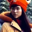 Placeholder: mdjrny-v4 style, cute asain girl wearing a fox hat by greg rutkowski and Guwiez, depth of field, cinematic lighting, 8k uhd, redshift render