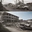 Placeholder: **Cinematic Artwork:** A visual narrative showing the impact of an earthquake on a community without proper infrastructure versus one with optimized buildings. The contrasting outcomes highlight the drastic difference in casualties and chaos. The scene should use split-screen techniques and slow-motion effects to emphasize the life-saving benefits of preparedness and modern construction practices. **Appearance:** cinematic portraits that embodies the themes of constructing earthquake-mitigating