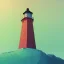 Placeholder: low poly scenery lighthouse by night