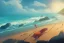 Placeholder: a beach, cinematic angle, studio ghibli, wes anderson, volumetric lighting, breathtaking, beautiful composition, elegant, digital art, detailed, oil painting, hyperrealistic, sharp focus, 8k