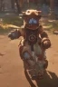 Placeholder: cowboy bear squirrel chat robot, bokeh like f/0.8, tilt-shift lens 8k, high detail, smooth render, down-light, unreal engine, prize winning, in the style of fallout 4