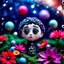 Placeholder: Fake people made of modeling clay, naïve, stars and planets, flowers, naïve, Tim Burton, sparkles, Harry Potter, bokeh