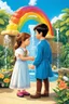 Placeholder: A BOY AND A GIRL IN “The Secret of the Rainbow Fountain”