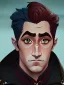 Placeholder: Portrait of a 30 year old strange gay wizard like Jake Gyllenhaal