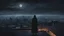 Placeholder: A solitary figure standing on a rooftop, surrounded by a dusky cityscape, their scream reverberating through the stillness of the night, conveying a sense of both catharsis and desolation.