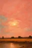 Placeholder: you can dream of an apricot-pink evening sky, or you can hallucinate one; Van Gogh