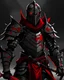 Placeholder: black and red knight