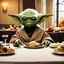 Placeholder: Thanksgiving dinner with Yoda