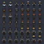 Placeholder: sprite sheet character, rimworld style