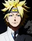 Placeholder: Detailed anime portrait of denki Kaminari my hero academia, yellow hair, black suit, intricate details, full body portrait, keep head in frame, slight smile, black Japanese motif, concept art, highly detailed, digital painting, concept art, sharp focus, illustration, art by Yoji Shinkawa, WLOP and greg rutkowski and alphonse mucha and artgerm and yanjun Chen and Junji ito and Makoto Shinkai, HDR, octane render