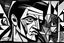 Placeholder: elvis style of pablo piccasso simple black and white