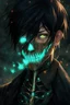 Placeholder: fantasy art, male, young elf, noble, mask, pale skin color