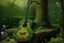 Placeholder: A green nature guitar painted by John Atkinson Grimshaw