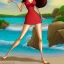 Placeholder: Lois Griffin at the Beach