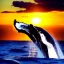 Placeholder: beautiful humpback whale jumping out of turbulent ocean water, stunning, magnificant, sunset sky, 8k resolution, high-quality, fine-detail, detailed matte, photography, illustration, digital art, brian froud, howard lyon, greg rutowski, Anne Dittman, Anne Stokes,