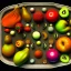 Placeholder: plate of various alien fruits from another planet, photographed