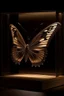 Placeholder: The cover of the song is engraved with a light brown butterfly illuminated