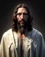 Placeholder: "Jesus, mysterious Kenku male, bird, full-scale head and shoulders portrait, 8k resolution concept art portrait by Greg Rutkowski, Artgerm, WLOP, Alphonse Mucha dynamic lighting hyperdetailed intricately detailed Splash art trending on Artstation triadic colors Unreal Engine 5 volumetric lighting Splash art fantasy"