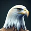 Placeholder: portrait of an eagle, feathers, extremely sharp detail, finely tuned detail, ultra high definition, 8k, unreal engine 5, ultra sharp focus, winter ambiance, snowy mountains