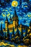 Placeholder: horrible castle in winter in van gogh style