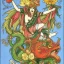 Placeholder: pagan god of flowers and fruits riding on a dragon