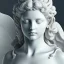 Placeholder: Greek white marble stature, , full of details, realistic, beautiful woman, high definition, 8k, symmetric face, perfect eyes, fairy, beautiful, hyperrealism, masterpiece, expert, cinematic lighting, sharp focus, 8K, pastel, macro lens, detailed