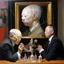 Placeholder: Putin, President Xi Of China And Joe Biden Play Chess With A Pigeon,Ufo And Atomic Bomb Mushroom Cloud,Complex Surgical Instruments Intermixed With A Newborn Boy,Minimalism,Painting By Adrian Ghenie,Rene Magritte,Pablo Picasso,Michelangelo,Salvador Dali,Lucian Freud