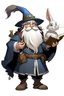 Placeholder: young Dwarven student wizard with a D on his robes and taking a rabbit out of a top hat