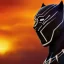 Placeholder: Fantasy, olamide adedeji as black panther, heroic, award winning, insanely detailed, sunlit, realistic, ocean,acrylic paint, 8k resolution, hdr, trident