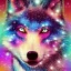 Placeholder: A magical sparkle wolf