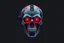 Placeholder: cyberpunk skull