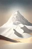 Placeholder: one white mountain in desert