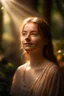 Placeholder: Whisical portrait of a person in a dreamy, natural environment with daftar lighting