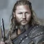 Placeholder: Portrait of viking Ragnar likeness to Travis Fimmel