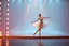 Placeholder: ballerian couple perform in a very luxury ballet stage with animating lights and background