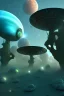 Placeholder: aliens worlds, clean art NFT, blender 3d