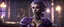 Placeholder: portrait of dark female elf in purple gown in fallout 4 setting, bokeh, downlight, prize winning, depth of field, in the style of ivo caprino