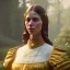 Placeholder: Full body, 3d render, Emma mackey, 1800's women style, 1800'hair style, 1800's women dress style, hyper realistic, octane render, unreal engine 5, 8k, palace background, uhd