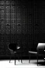 Placeholder: Discipline or regret wallpaper modern black