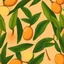 Placeholder: A background with colors of mango and its leaves and some light orange