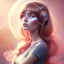 Placeholder: girl, beautiful, cute, long pink hair with bangs, brown eyes, Cyril Rolando:1.2 Norman Rockwell:1.25 Steve Henderson:1.3 Albert Lynch:0.8 Alphonse Mucha:0.5