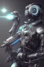 Placeholder: diver like a cyborg,with gun,detail,textures,cinematic