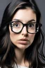 Placeholder: Mujer con lentes rotos y cara de culo