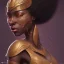 Placeholder: sango fantasy, fantasy magic, intricate, sharp focus, illustration, highly detailed, digital painting, concept art, matte, masterpiece head sexy African beauty black afro nose hair space lady