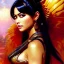 Placeholder: portrait beautiful face 'Nico Robin on Akira Bike(1988)',busty,ancient metal armor balanciaga fashion clothe painting by gaston bussiere, greg rutkowski, yoji shinkawa, yoshitaka amano, tsutomu nihei, donato giancola, tim hildebrandt, oil on canvas, cinematic composition, extreme detail,fit full head inside picture,16k