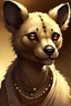 Placeholder: anthro hyena woman