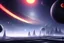 Placeholder: Epic futuristic street, exoplanet in the sky, sci-fi, concept art, ultra hd 4k