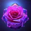 Placeholder: transparent multicolor crystal rose highly detailed, glowing,Insanely detailed photograph of an elaborate beautiful fantasy art album cover art 4K 64 megapixels 8K resolution HDR Greek shiny space colours jewelry celestial hair eyes light